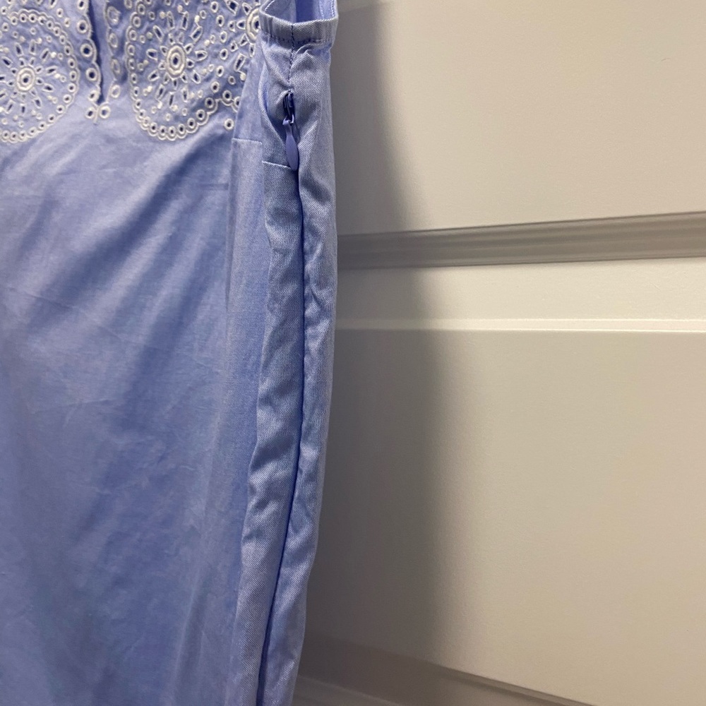 J. Crew Blue Eyelet stop Size 4 - Picture 7 of 7